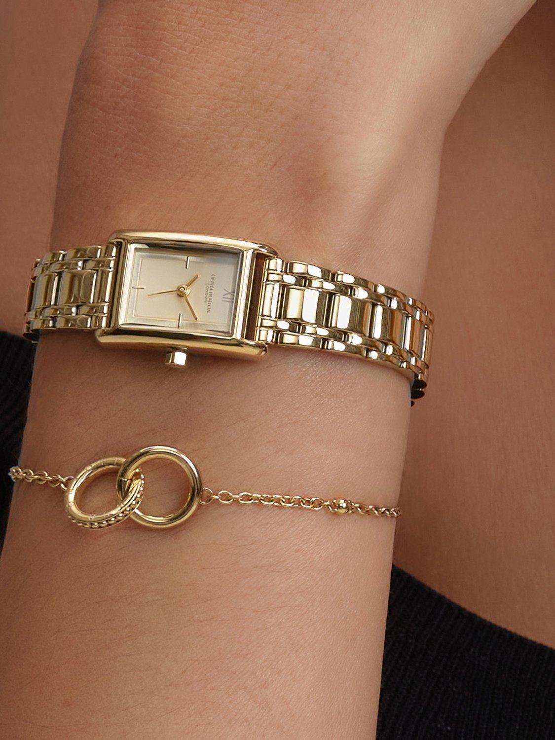 Olivia Burton 24000282 Women's 24mm Bracelet Strap Fashion Watch 3ATM - Gold