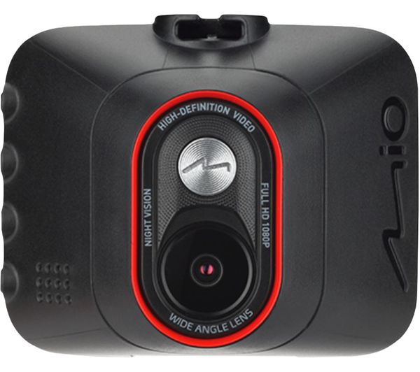 Mio MiVue C312 Full HD Dash Cam 1080P 130 Degree Wide Angle G-Sensor - Black