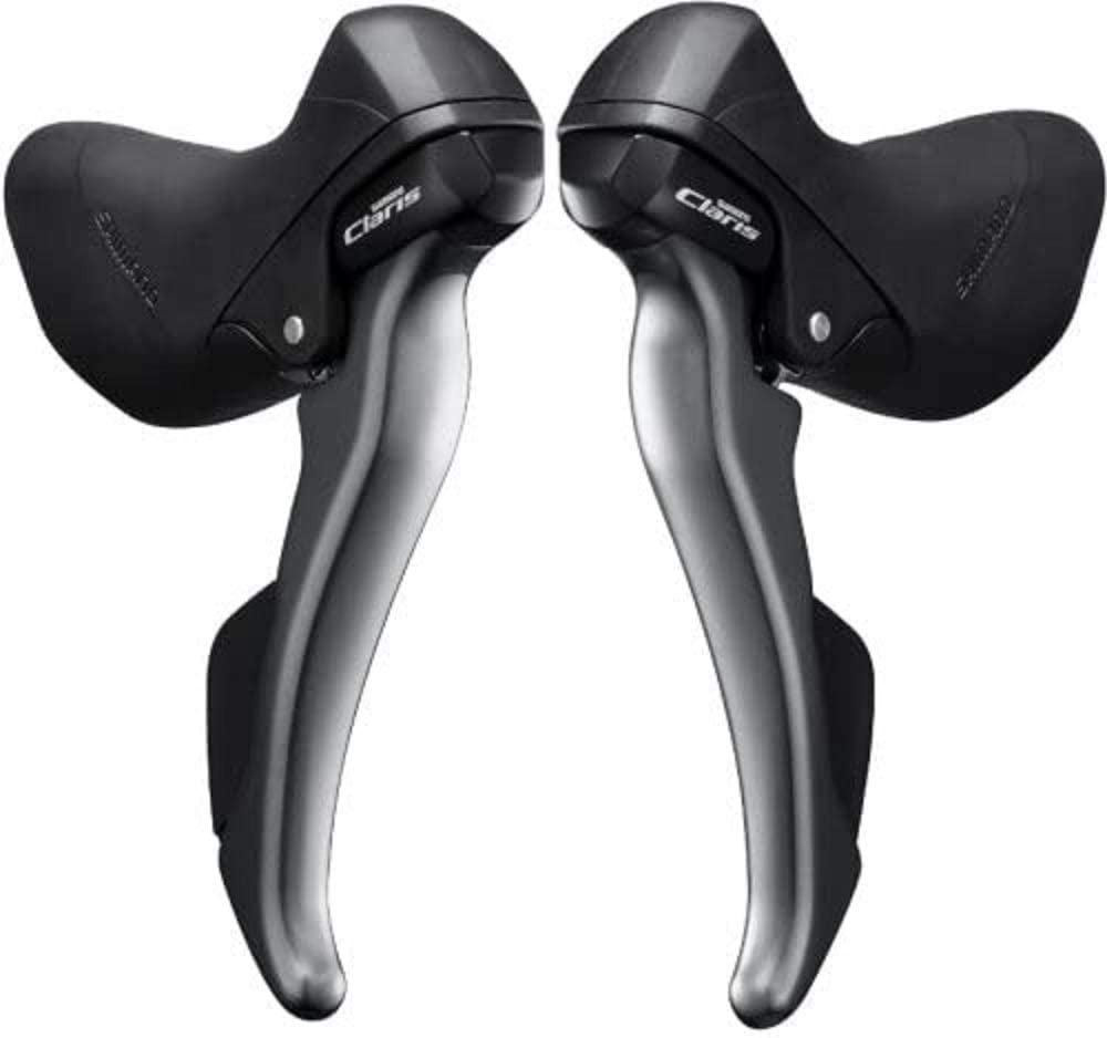 Shimano ST-R Claris 8-Speed Road Drop Bar Gear/Brake Levers - Black