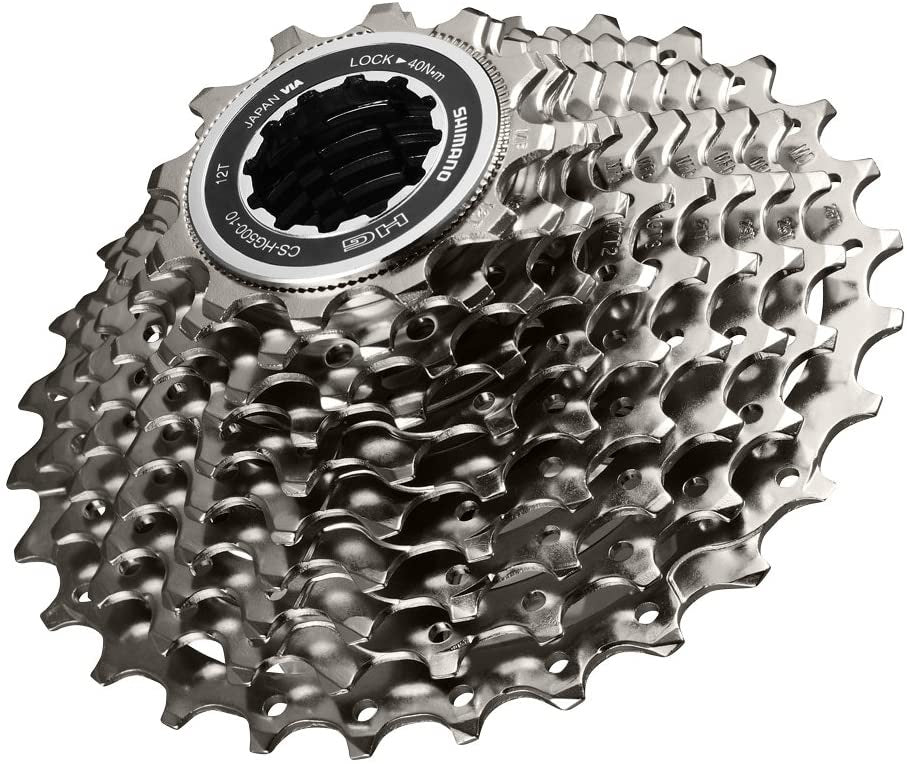 Shimano CS-HG500 10 Speed 11-34T Road Bike Cassette - Silver