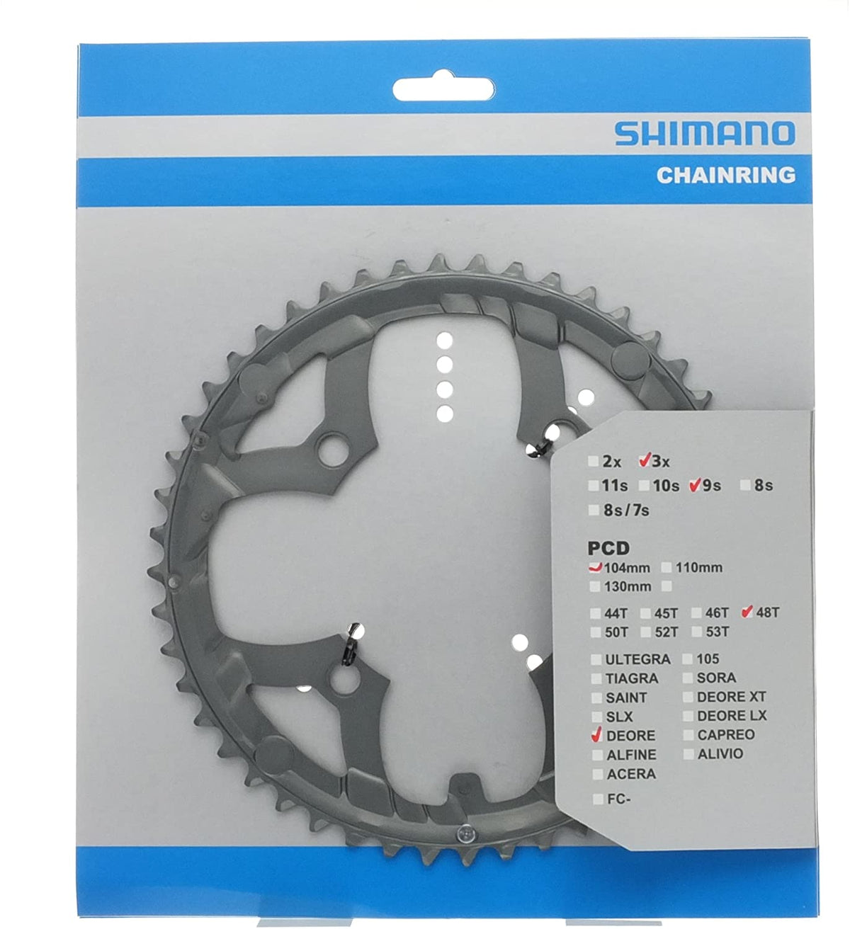 Shimano FC-M590 Chainring 36T 9 Speed - Black