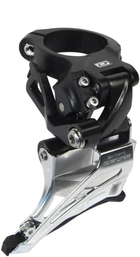 Deore FD-M6025-H 2x10 Front Derailleur High Clamp Down Swing Dual Pull Black
