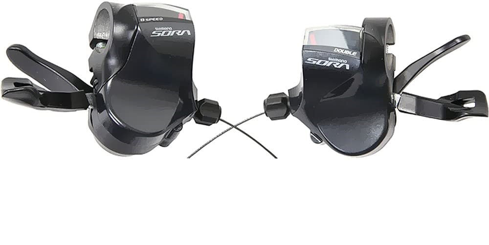 Shimano SL-R3000 Sora 9-Speed Shift Levers for Flat Bar - Black