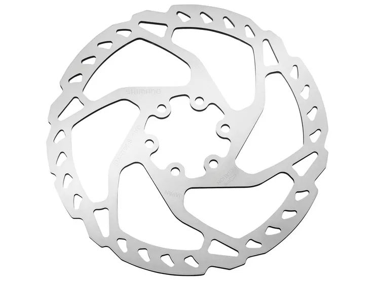 Shimano SM-RT66 6 Bolt 160mm Break Disc Rotor for Resin Pads - Silver