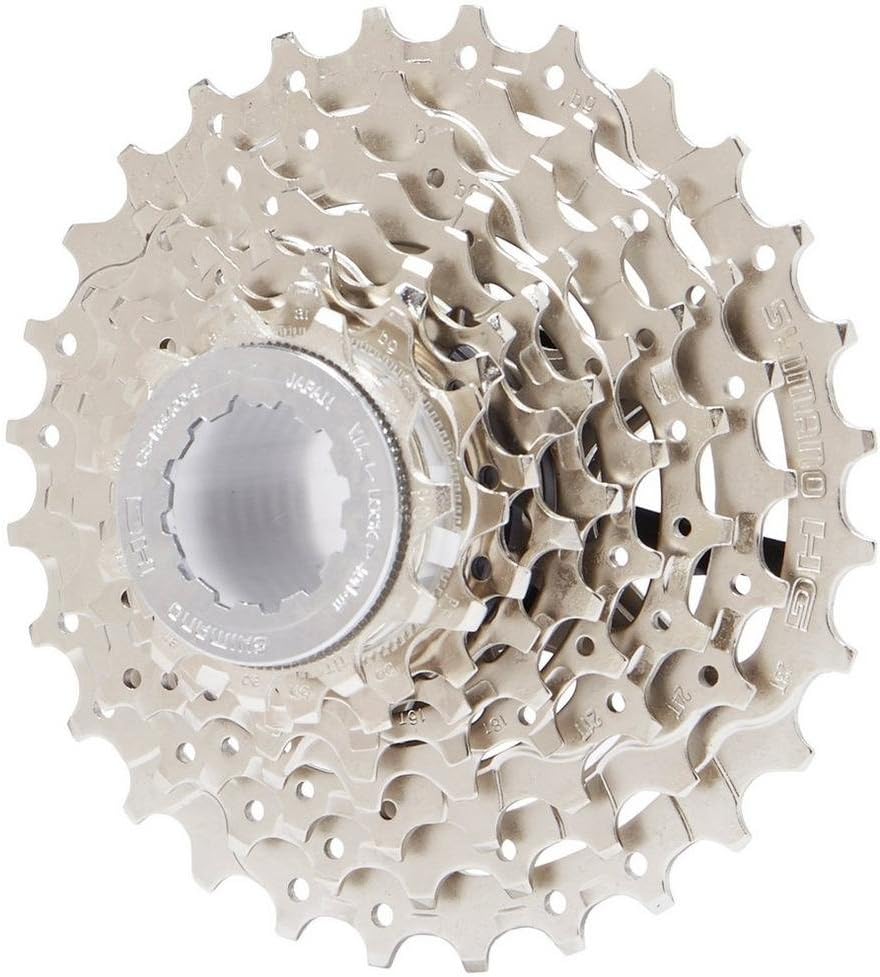 Shimano CS-HG400 Alivio 9-Speed Cassette - 11-28T - Road Bike Cycle Silver