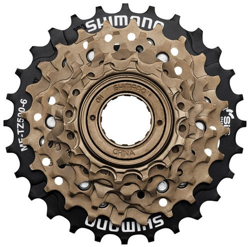 Shimano Tourney MF-TZ500 14-28T 6-Speed Multiple Freewheel