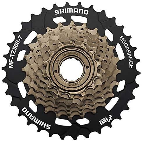 Shimano MF-TZ500 7-Speed Multiple Freewheel 14-34 Tooth - Black