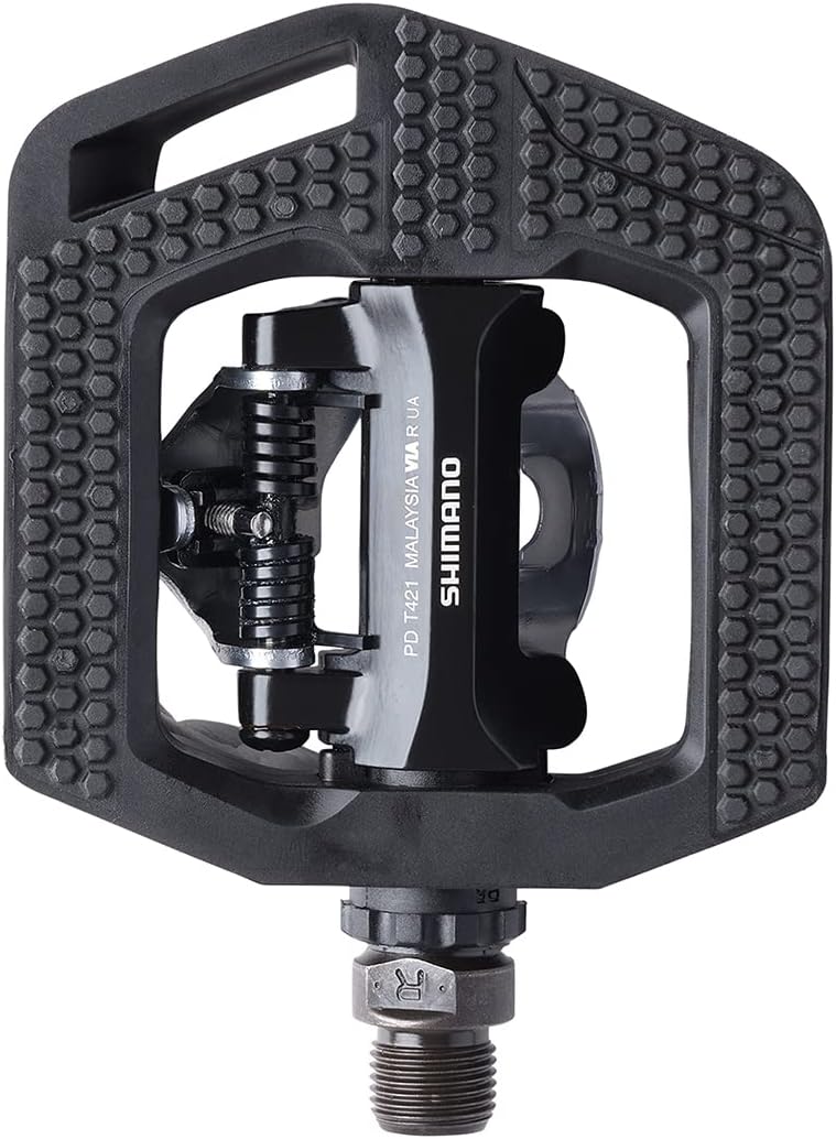 Shimano Pedals PD-T421 Click'R Long-Lasting Pedal Pop Up Mechanism - Black