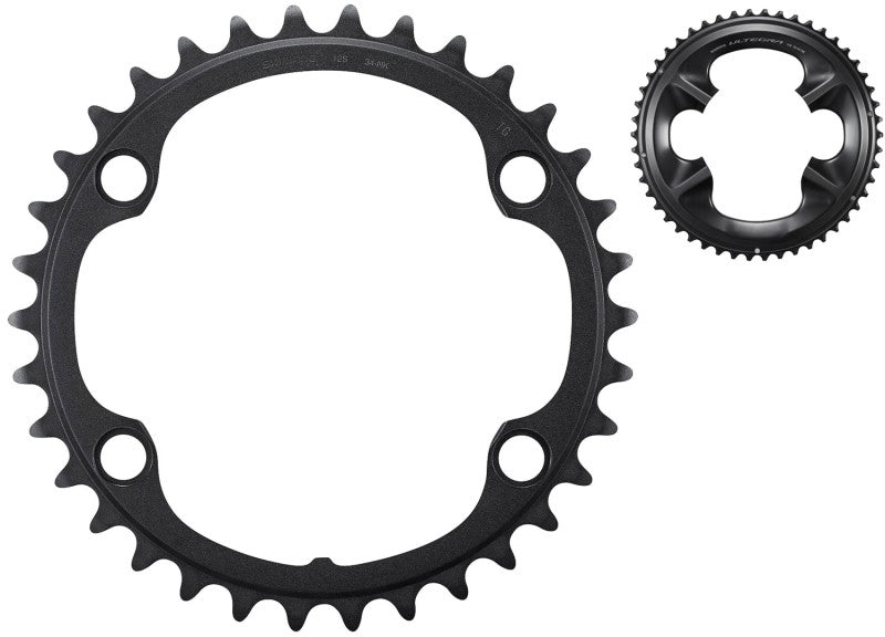 Shimano Bike Replacement Parts Ultegra R8100 Chainring 50 Teeth NK - Black