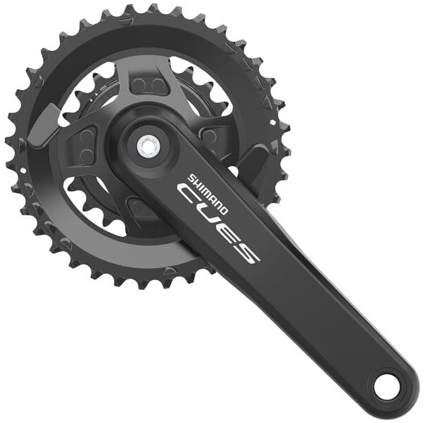 Shimano CUES FC-U4010-2 36-22T 175mm 2x 9/10/11 Speed Crankset - Black