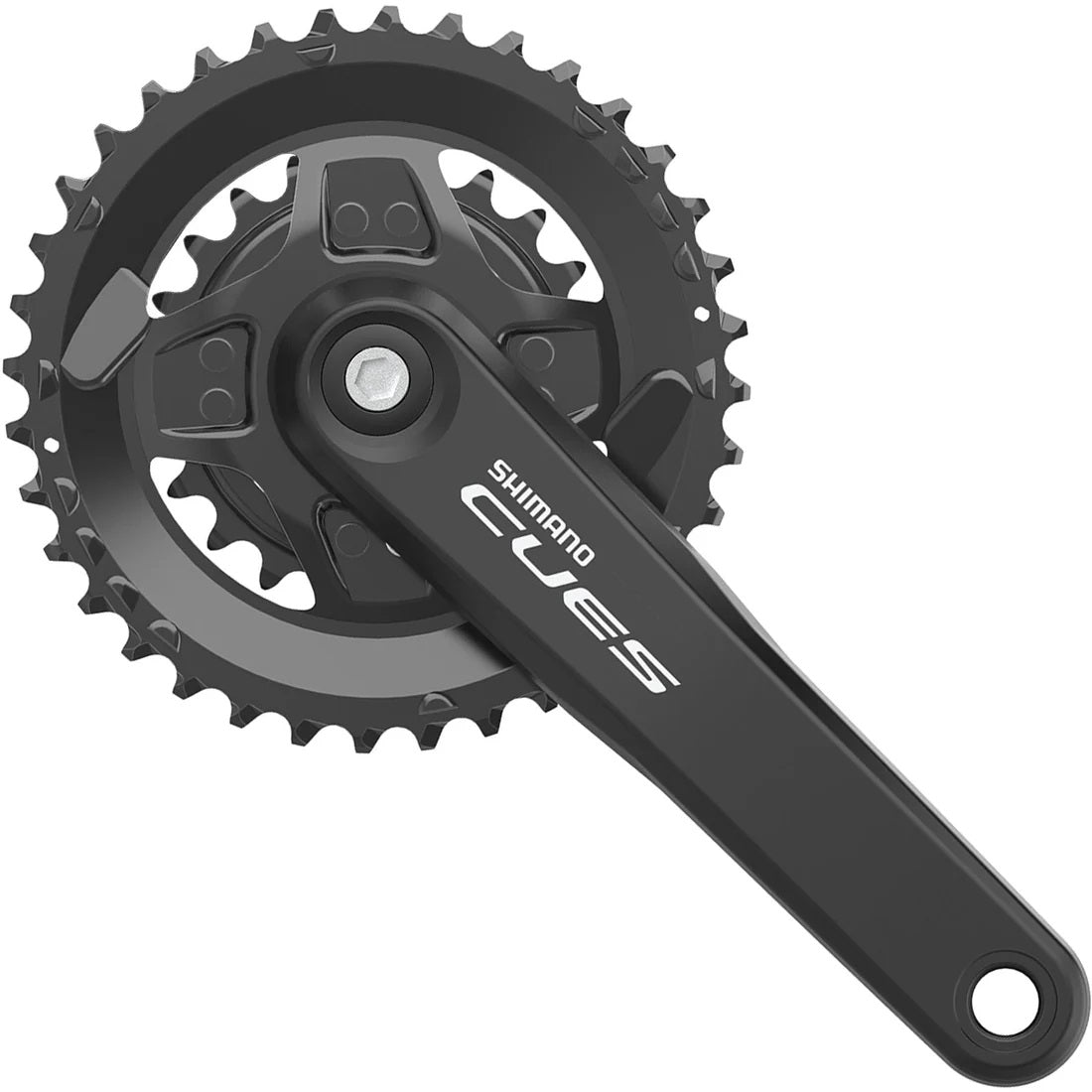 Shimano FC-U4000 CUES Chainset for 9/10/11-Speed 170mm 36/22T Boost - Black