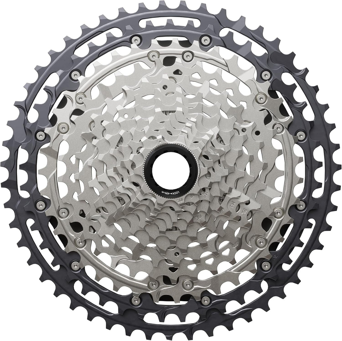 Shimano Bike Replacement Parts M8200 Deore XT Cassette 10-51T 12S - Silver