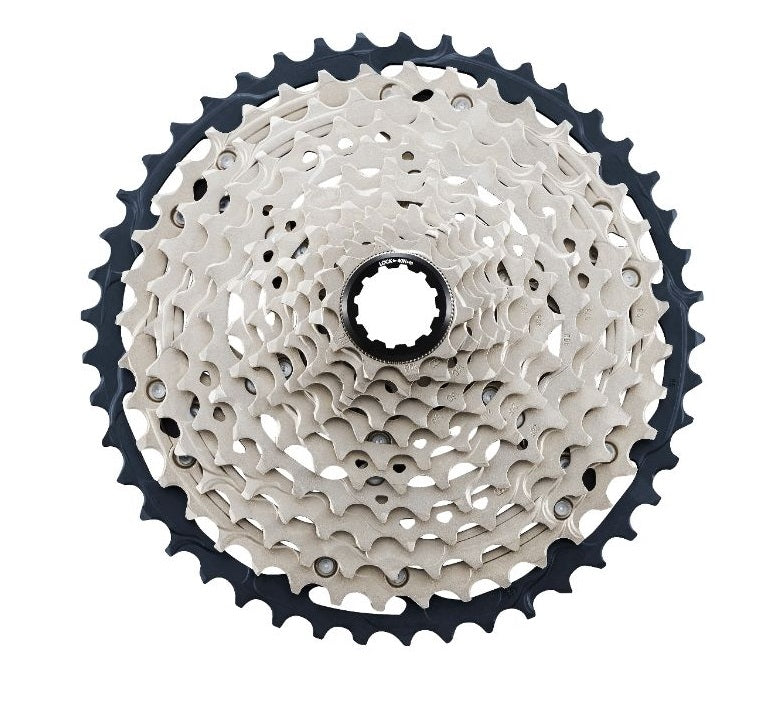 Shimano SLX M7100 12 Speed 10-45 Teeth Bike Casette - Silver