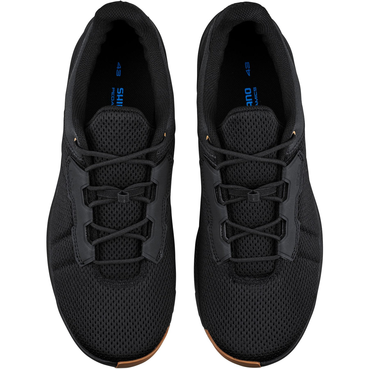 Shimano EX300 Mens Lace-Up Lo-Top Synthetics Mesh Shoes - Size 47 - Black