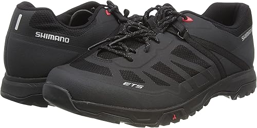 Shimano ET500 Unisex Black Flat Pedal Touring Trekking Cycling Shoes - EU 47