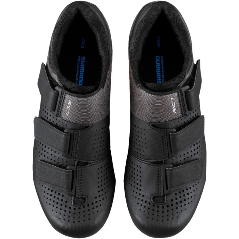 Shimano SH-RC100 Unisex Mesh Road Bike Cycling Shoes - Size 42 EU - Black