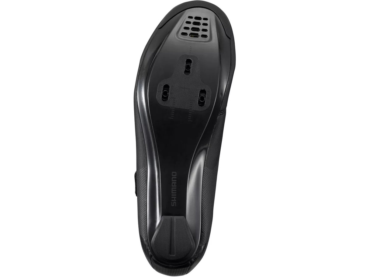 Shimano RC1 Unisex 3-Strap Road Lightweight Cycling Shoes - Black - EU 45