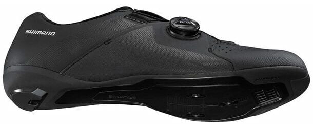 Shimano RC3 SH-RC300 Mens Synthetic Road Cycling Shoes - Black - Size 45