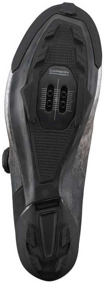 Shimano RX8 (RX801) Unisex Adult Cycling Shoes - Silver/Black - Size 42 EU