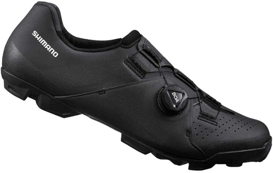 Shimano SH-XC300 Synthetic Mens Swivel MTB Cycling Shoes - Size 49 - Black