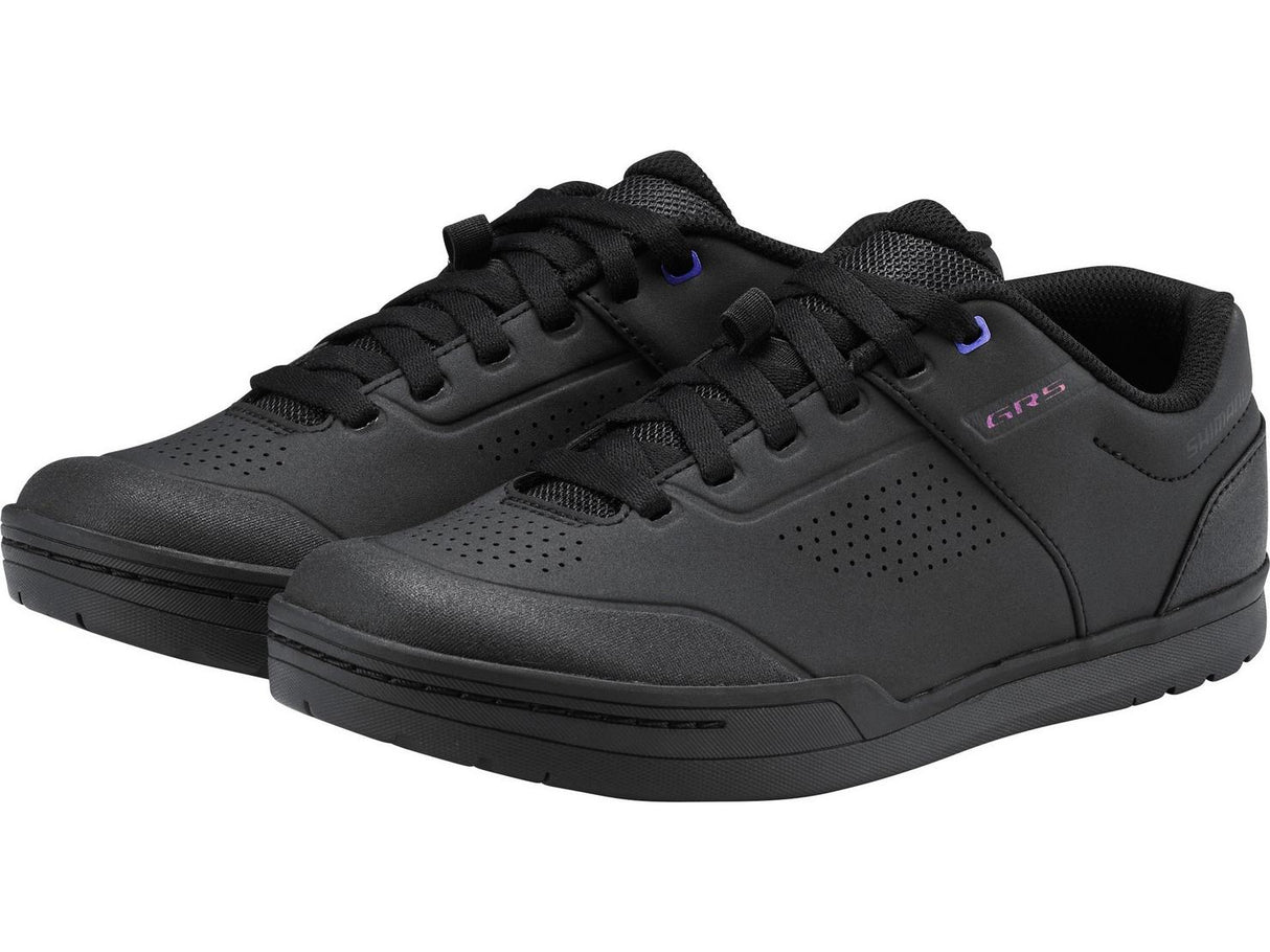 Shimano GR5 Synthetic Womens Flat Pedal MTB Cycling Shoes Size 36 EU - Black