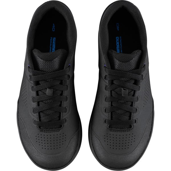Shimano GR5W Womens Synthetic MTB Cycling Flat Pedal Shoes Size 39 - Black