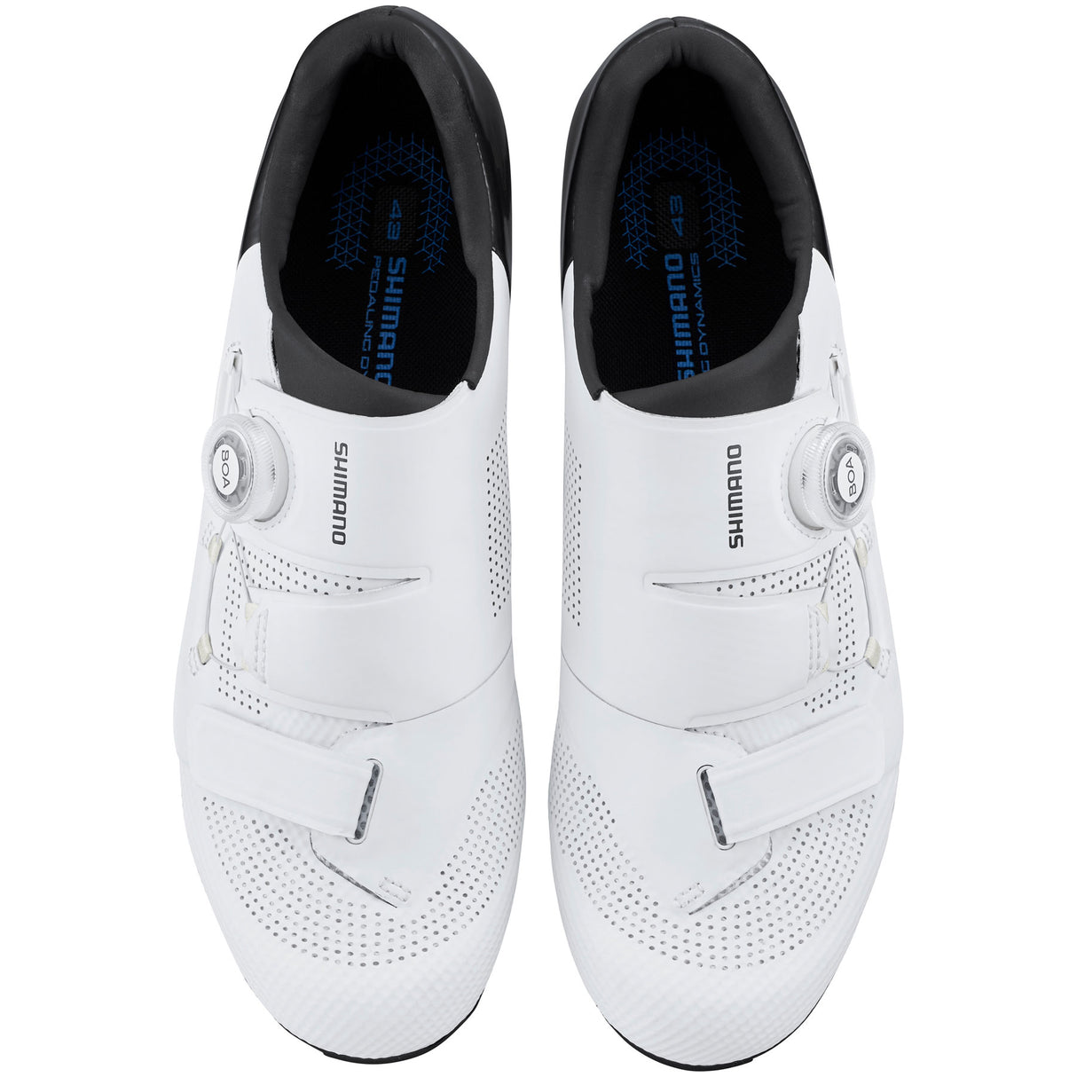 Shimano SH-RC502 Men's BOA L6 Synthetic Road Bike Cycling Shoes 41 - White