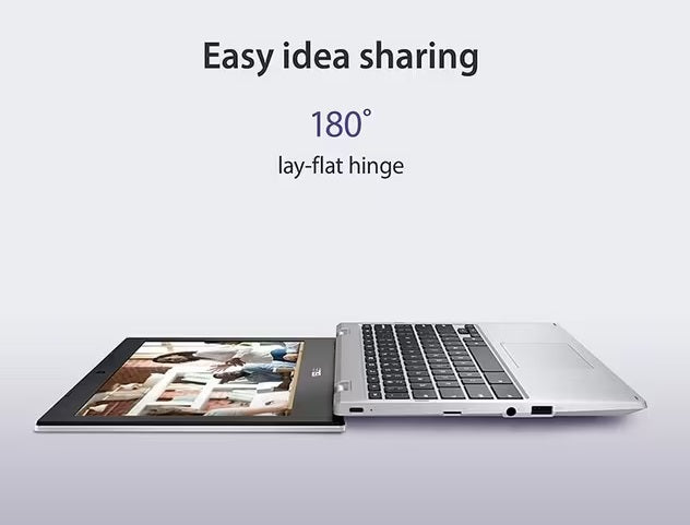 ASUS CX1 Chromebook Intel Celeron 4GB RAM 64GB eMMC 11.6” Laptop - Silver