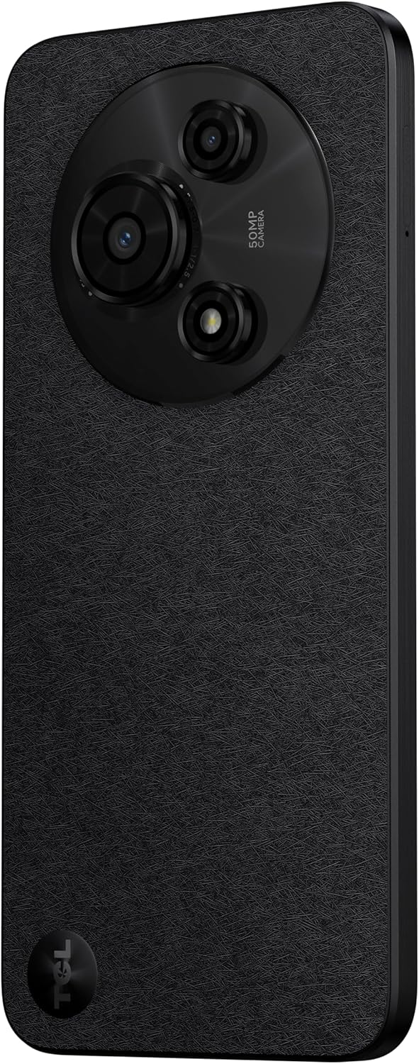 TCL 605 4G 6.7'' Smartphone 4GB RAM 128GB Unlocked Dual SIM-Free - Black A