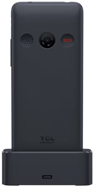 TCL Onetouch 4042S Big Button Mobile Phone 128MB Dual-SIM Unlocked - Grey