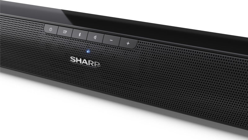 Sharp HT-SB100K 2.0 75W Soundbar with HDMI & Aux & Bluetooth 5.1 - Black