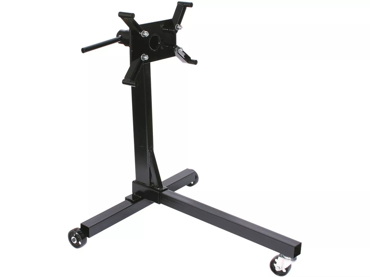 SIP 750lbs/340kg Heavy-Duty Compact Adjustable 360° Engine Stand - Black