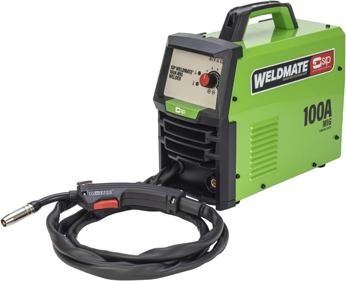 Sip 05729 Weldmate 230V 100A Mig Welder Gasless Inverter Welding Machine