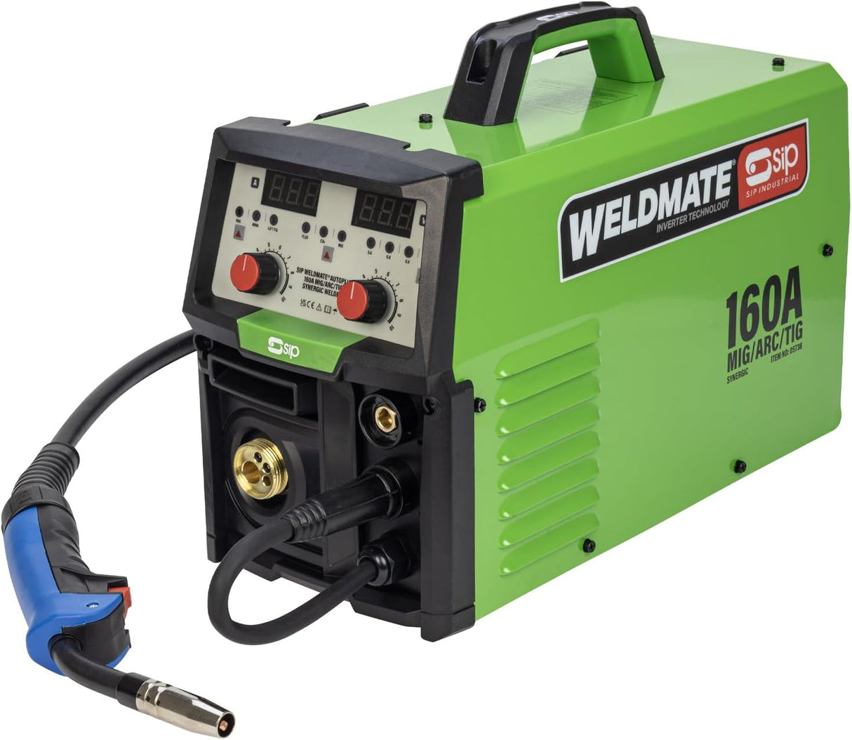 SIP WELDMATE AUTOPLUS 160A MIG/ARC/TIG Synergic Inverter Welding Machine
