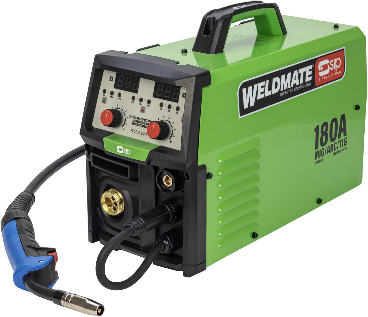 SIP Weldmate Autoplus 180A MIG/ARC/TIG Synergic Inverter Welding Machine