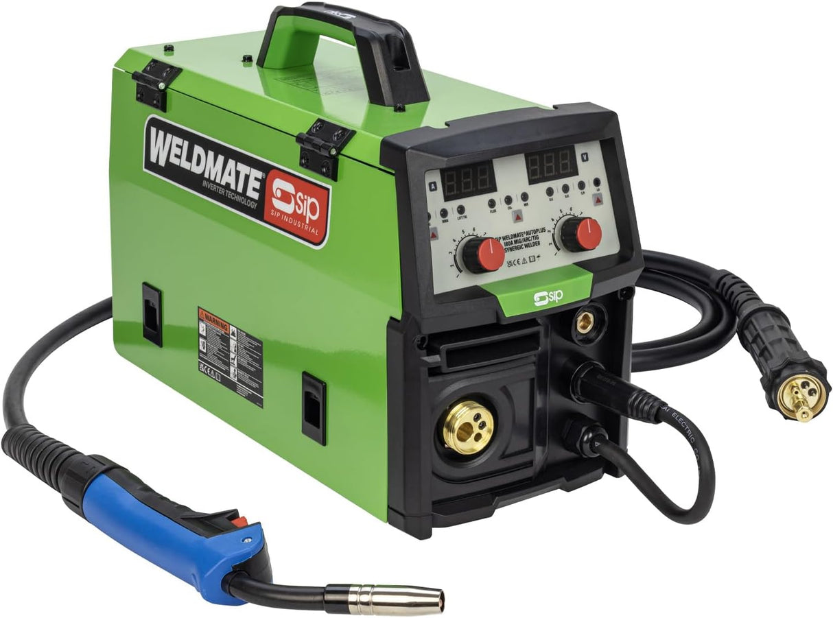 SIP Weldmate Autoplus 180A MIG/ARC/TIG Synergic Inverter Welding Machine