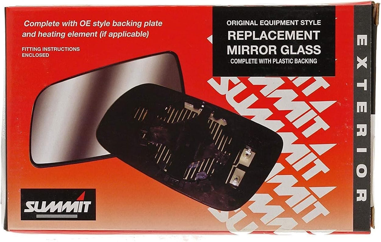 Summit CMV-40BH Replacement Heated Mirror Glass with Backing Plate - Kazoop