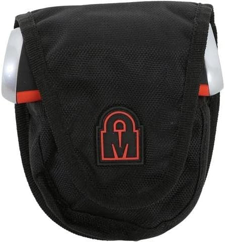 MagnumPlus Cyclops Motorcycle Anti-Theft Disc Padlock 8/10 - Black/Orange