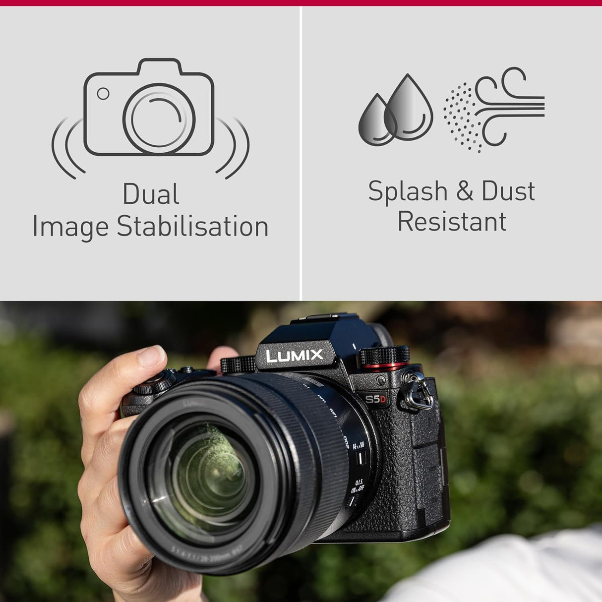 Panasonic Lumix DC-S5KE-K Mirrorless Camera with 20-60 mm f/3.5-5.6 Lens