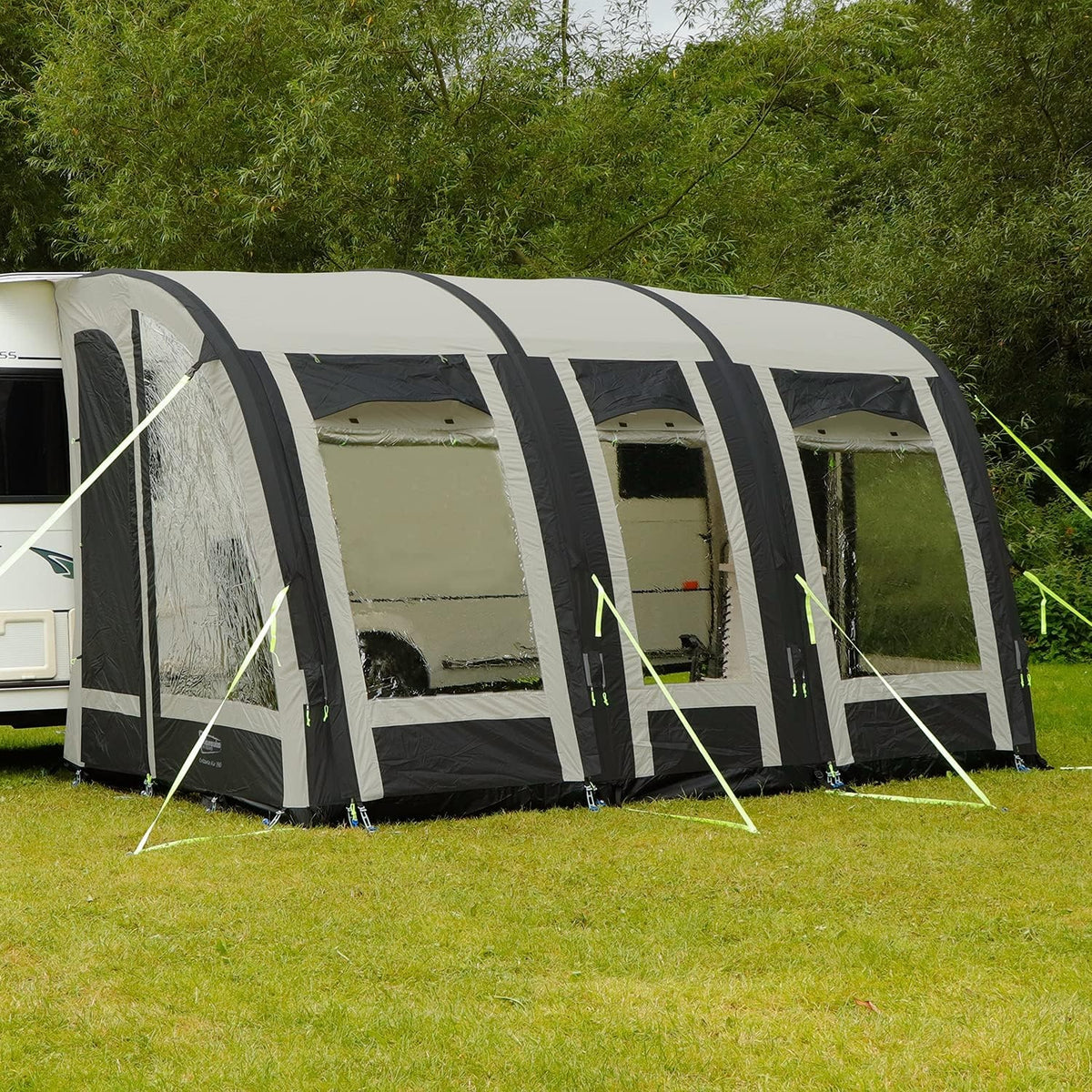 Leisurewize 390 Ontario Caravan Inflatable Porch Air Awning 390 x 240cm - Kazoop
