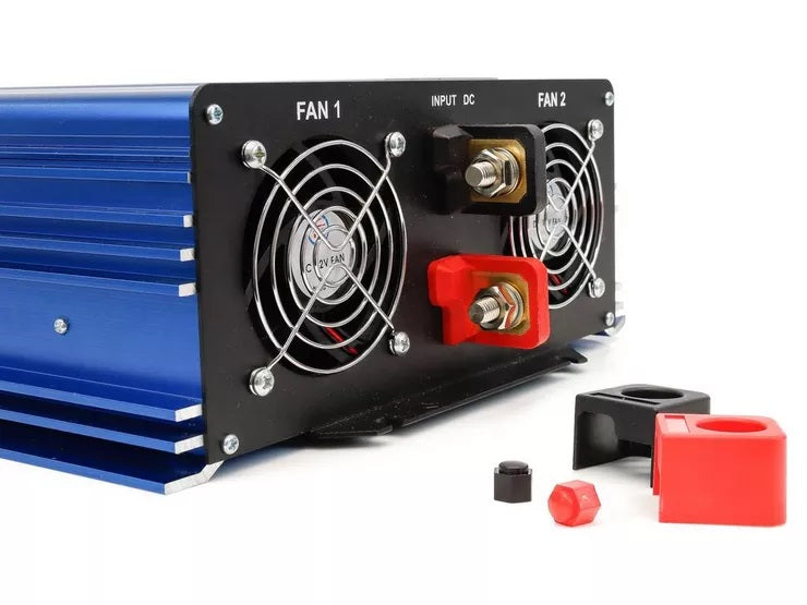 Streetwize 2000 Watt Pure Sine Wave Inverter AC12V Power Motorhome UK 3 Pin - Kazoop