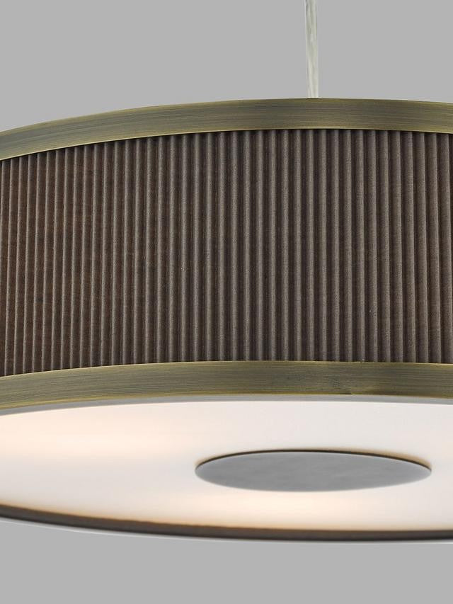 Där Alvaro Living Room Diffuser Ceiling Light - Small - Warm Grey/ Brass