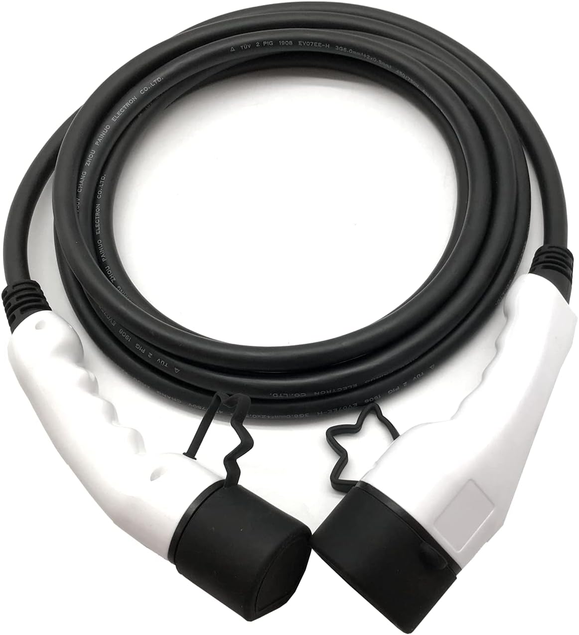 Simply Adjustable 5M 3Pin to Type 1 Electric Vehicle Flexible Charging Cable