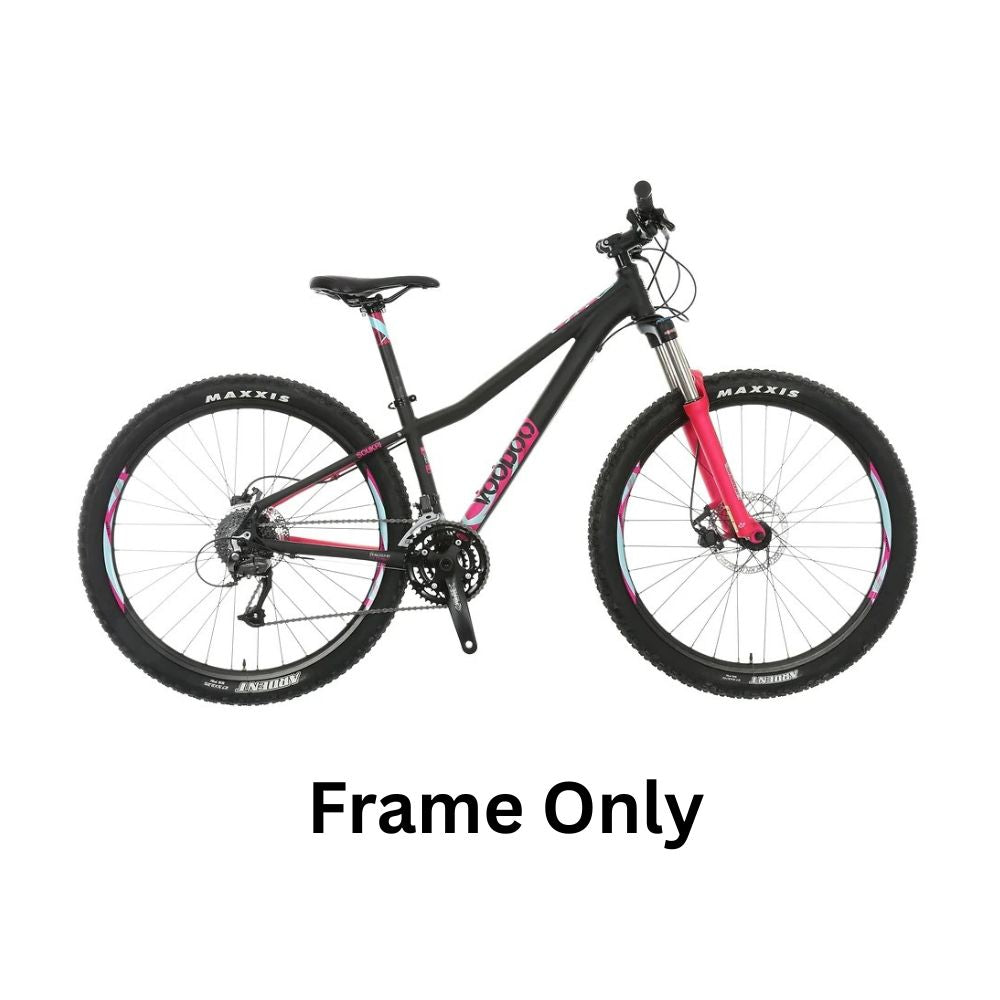 Voodoo Soukri 27.5" Wheel Mountain Bike – 14" Frame Only - Black & Pink