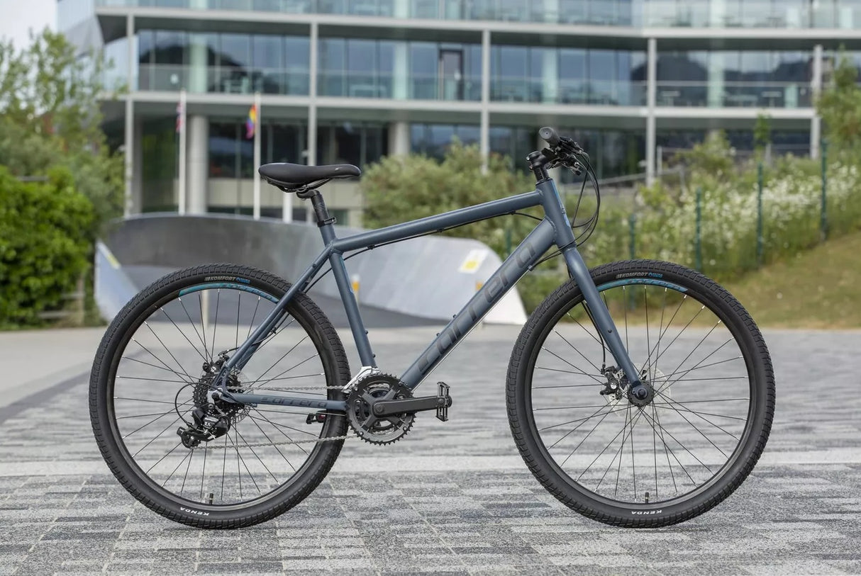 Carrera Subway 1 16-Speed 27.5" Wheel Womens Hybrid Bike Grey - Medium Frame