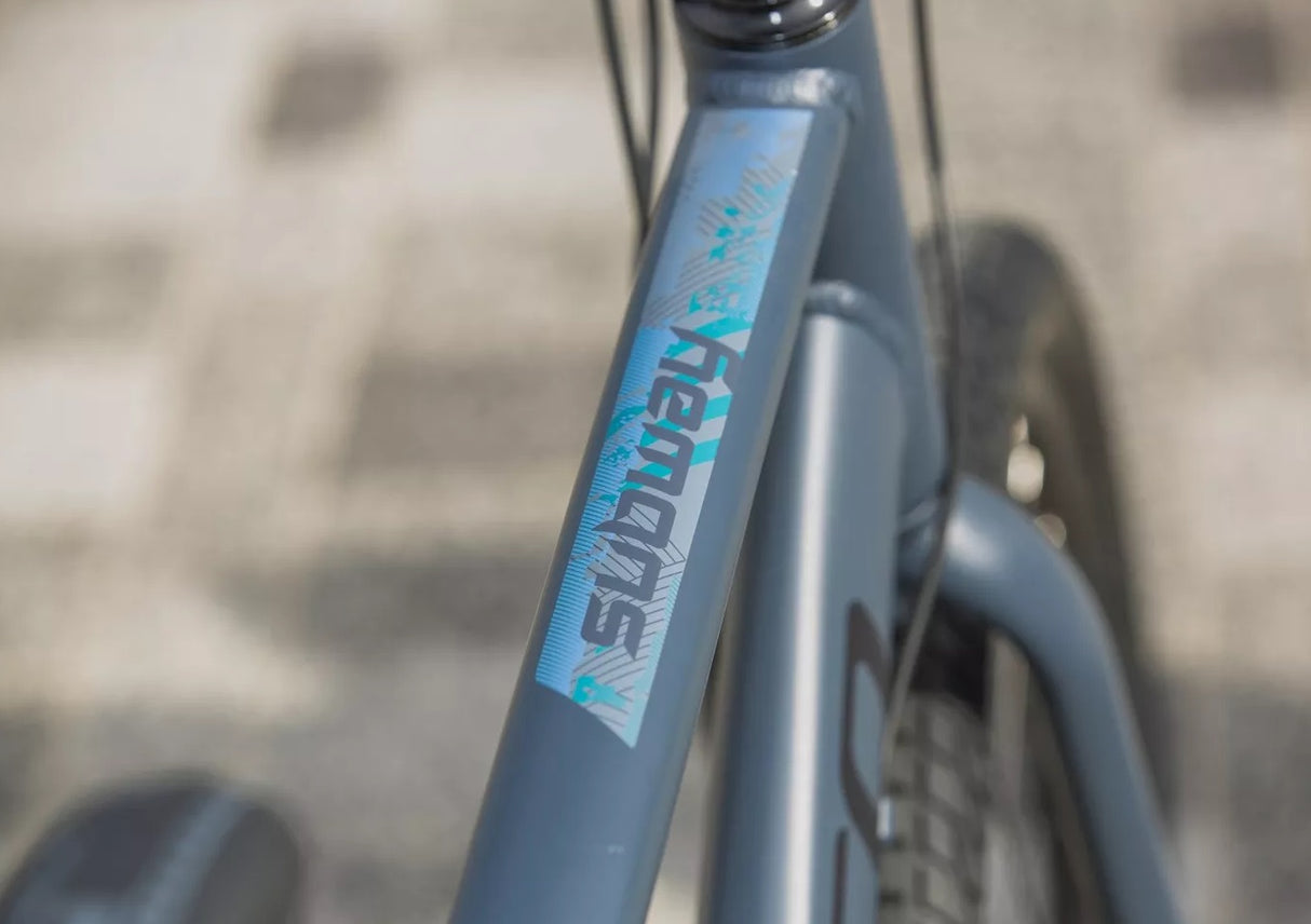 Carrera Subway 1 16-Speed 27.5" Wheel Womens Hybrid Bike Grey - Medium Frame