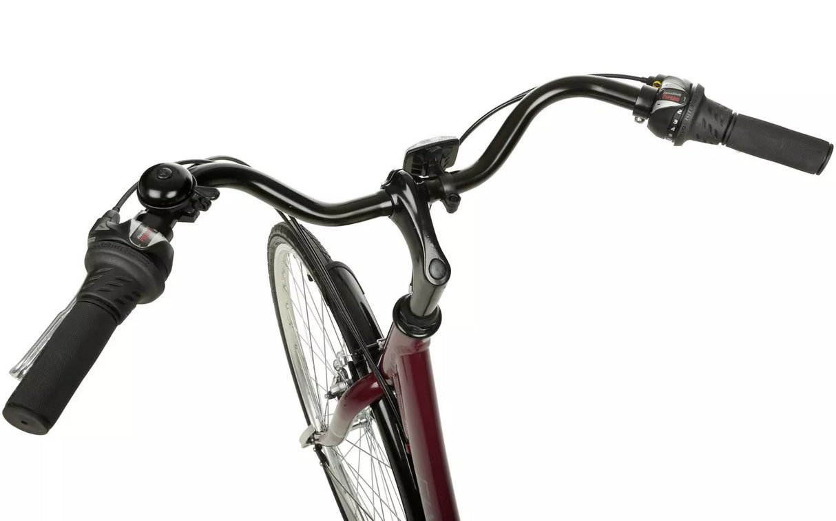 Apollo Elyse Women's 21 Speed 16'' Alloy Frame Hybrid Bike - Small - Purple
