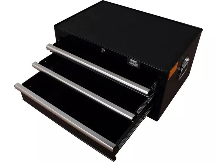 Halfords Advanced Soft Close 3 Drawer Middle Chest - Black