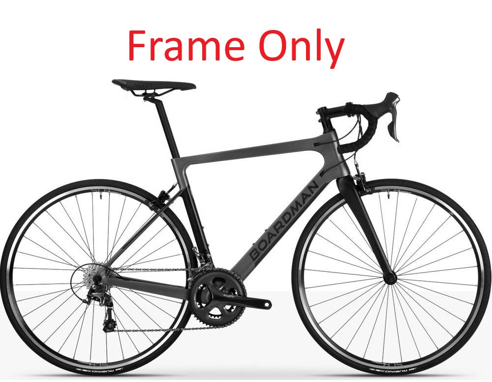 Boardman SLR 8.9 Unisex Carbon Firbre Bike Frame - Matt Grey - Medium 50cm