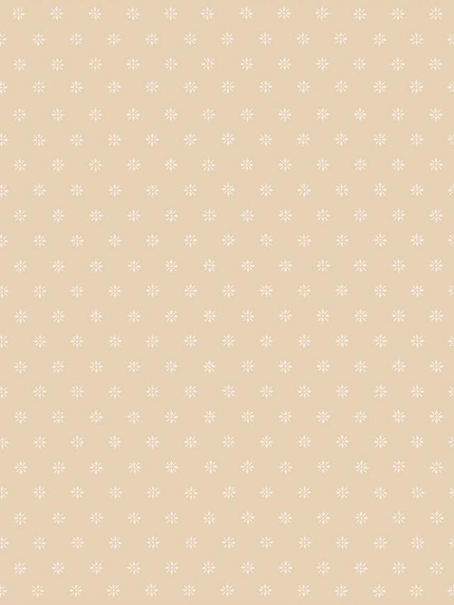 Cole & Son Victorian Star Wallpaper Sand L10.05m x W53cm - 100/7034